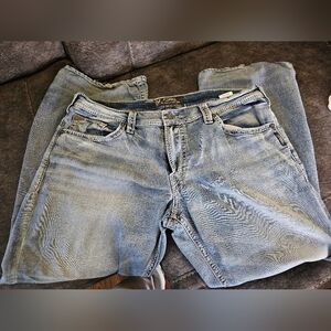 Men's Silver Zac Jeans Size 40x32